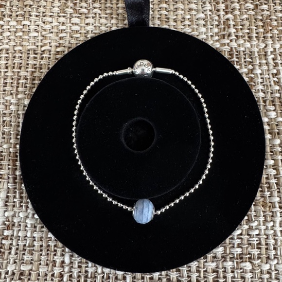 PANDORA AUTHENTIC Essence Beaded Bracelet &  Essence Patience Bead Sterling - Picture 1 of 8